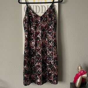 Shinestar Sequined dress large